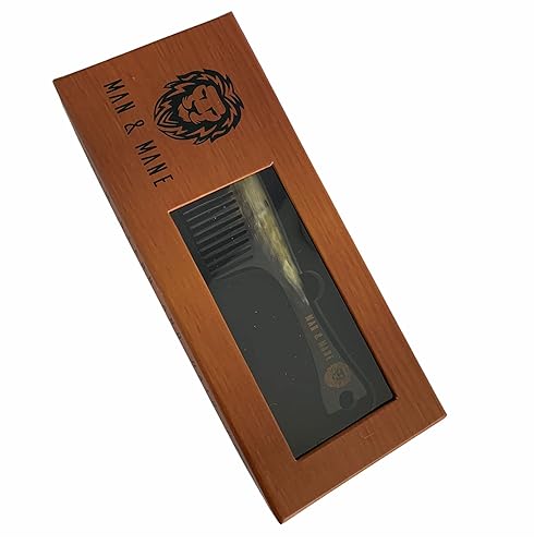 Miniatura 6 de Peine largo antiestático para desenredar y peinar 100% hecho a mano para mujeres y hombres