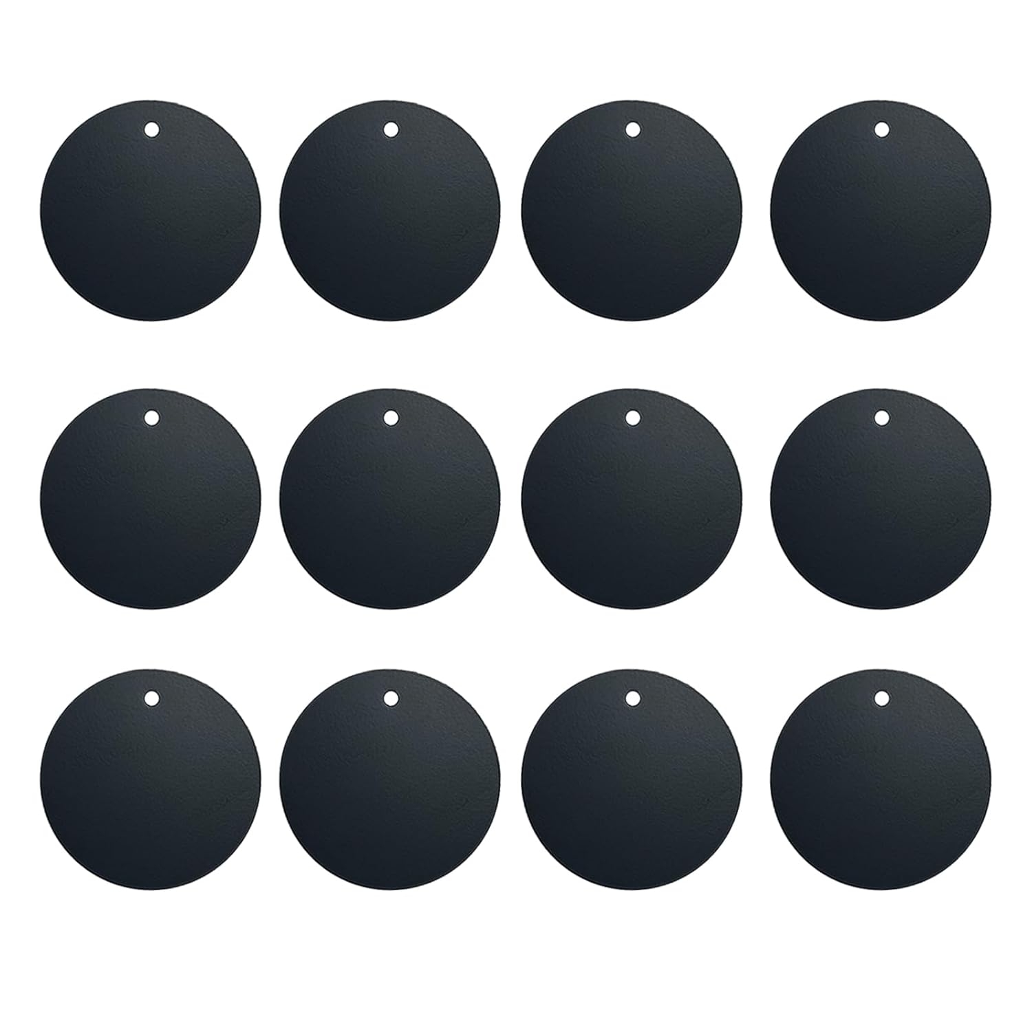 BGJRBY Mount Metal Plate 12Pack for Magnetic Car Mount Phone Holder with Full Adhesive for Phone Magnet 12X