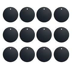 BGJRBY Mount Metal Plate 12Pack for Magnetic Car Mount Phone Holder with Full Adhesive for Phone Magnet 12X