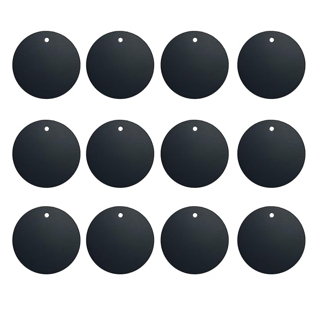 BGJRBY Mount Metal Plate 12Pack for Magnetic Car Mount Phone Holder with Full Adhesive for Phone Magnet 12X