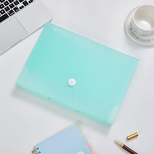 Miniatura 5 de Paquete de 2 carpetas de archivos expansibles, organizador de archivos de acordeón de 13 bolsillos, organizador de documentos de papel tamaño carta