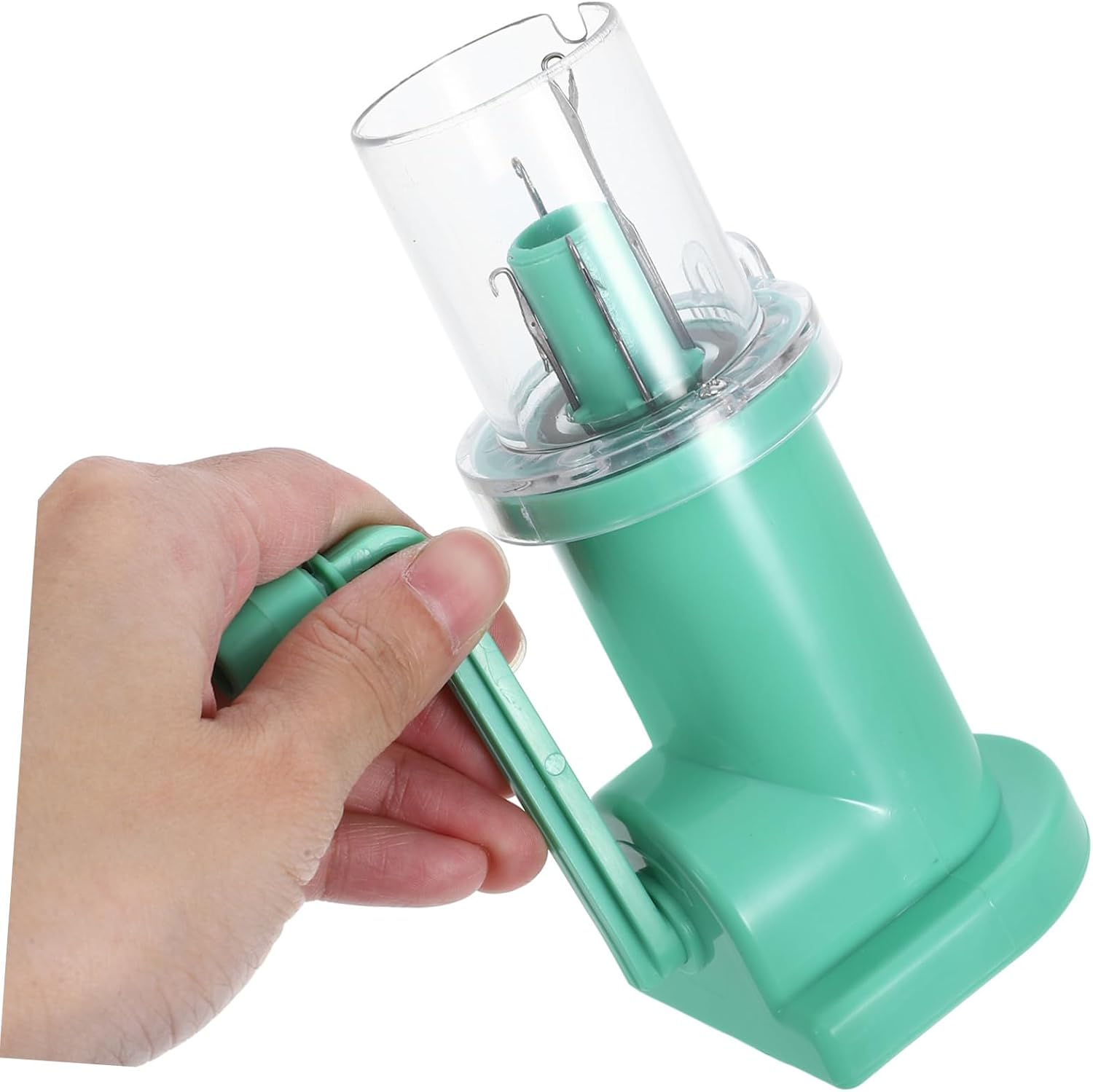 KOCKSHION Portable Hand Operated Yarn Winder Crochet for Sweaters and Bracelets Easy to Use Manual Knitting Machine Compact Cord Knitting Tool for Home Craft Projects