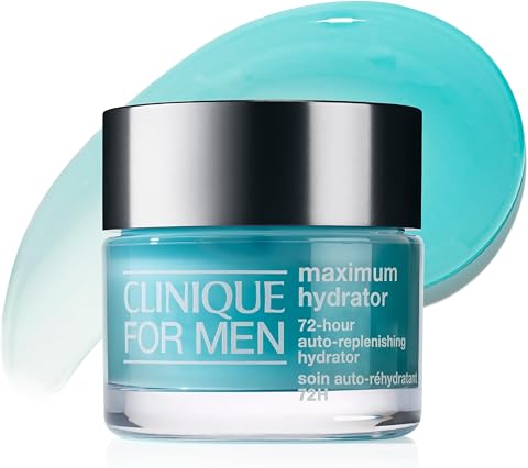 Clinique For Men™ Maximum Hydrator 72-Hour Auto-Replenishing Hydrator | Ölfreie, feuchtigkeitsspendende Gesichtspflege mit Hyaluronsäure und Aloe Vera | leicht + intensiv + feuchtigkeitsspendend
