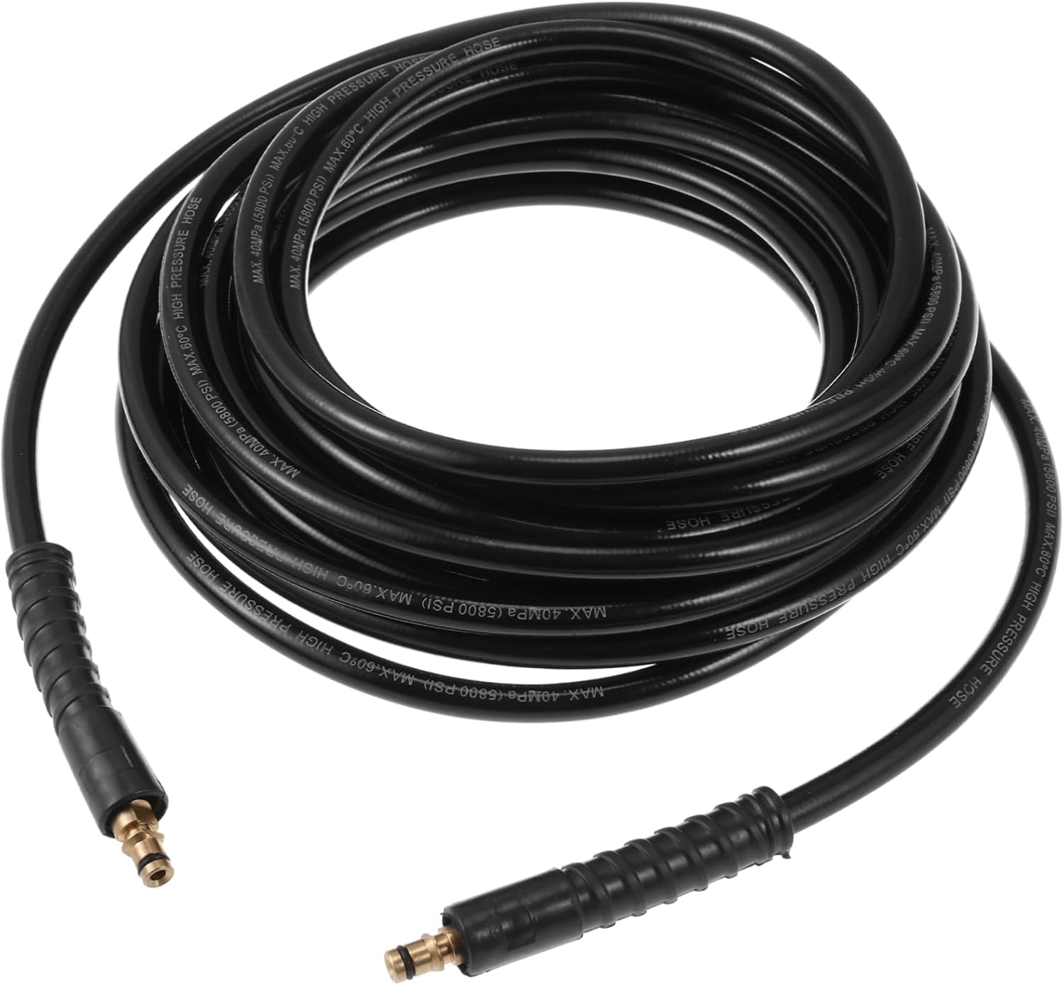 Mobestech 10m High-pressure Washer Extension Hose Replacement Compatible Series Flexible and Lightweight for Car Cleaning Driveways