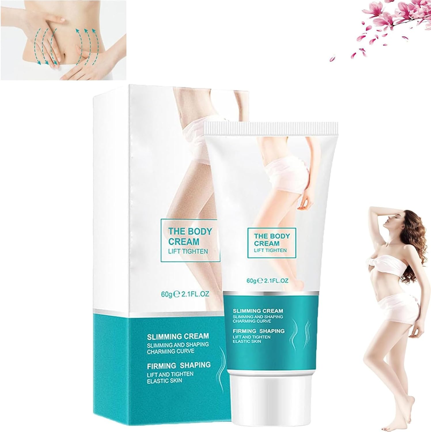 Multi Effect Body Massage Cream, Multi Effect Body Massage Cream for Women, Beauty Figure Massage Cream, Fast Acting Massage Cream, Belly Tightening Cream for All Skin Types (1)