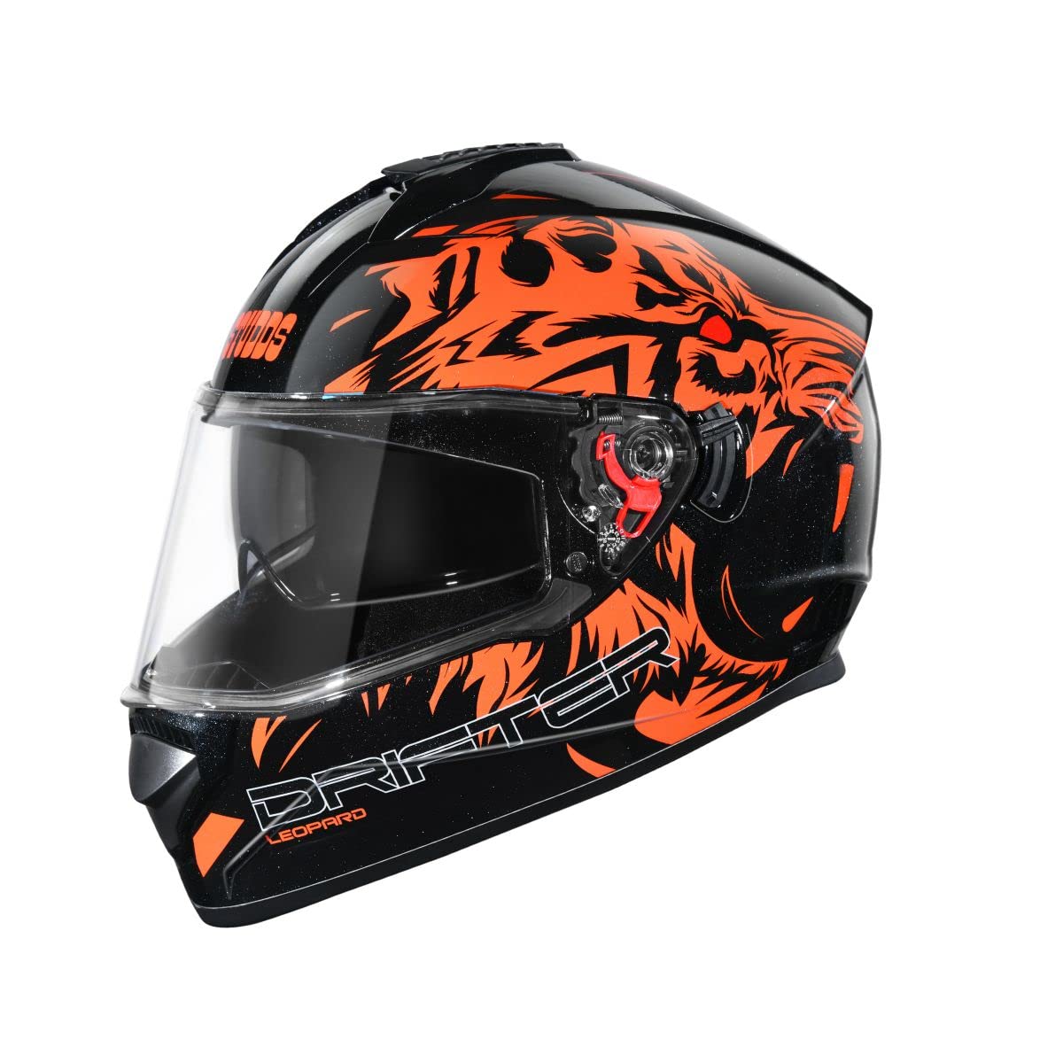Studds Drifter Full Face Helmet Black N10, Size: XL(60 cm)-image-7