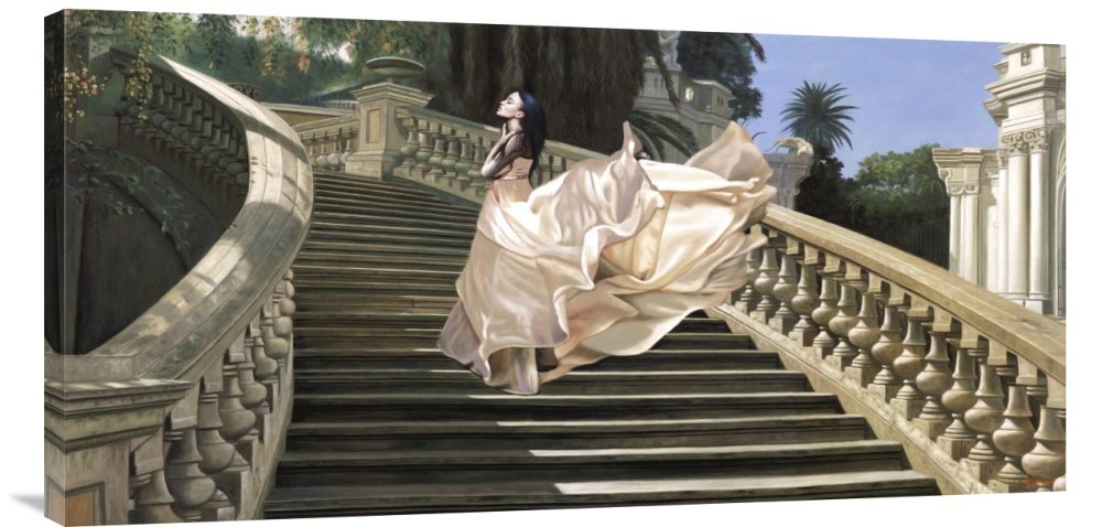 GCS-378961-1836-142 Pierre Benson Scala Classica Wall Art Gallery Wrap Giclee on Canvas Print