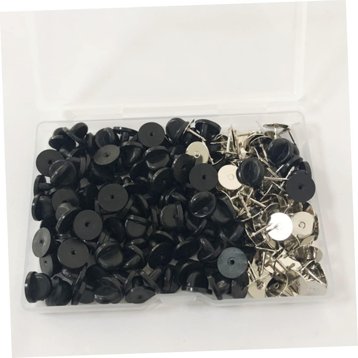 STOBOK 50sets Safety Pins Heavy Badge Pins Jewelry Findings Replacement and Back
