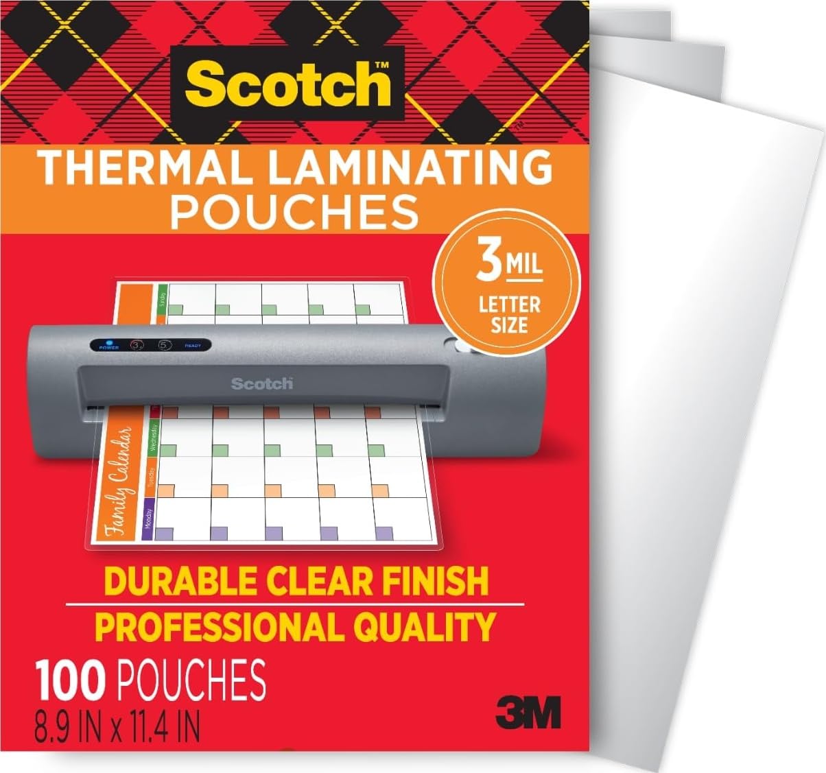 Scotch Thermal Laminating Pouches - 200 Count -13