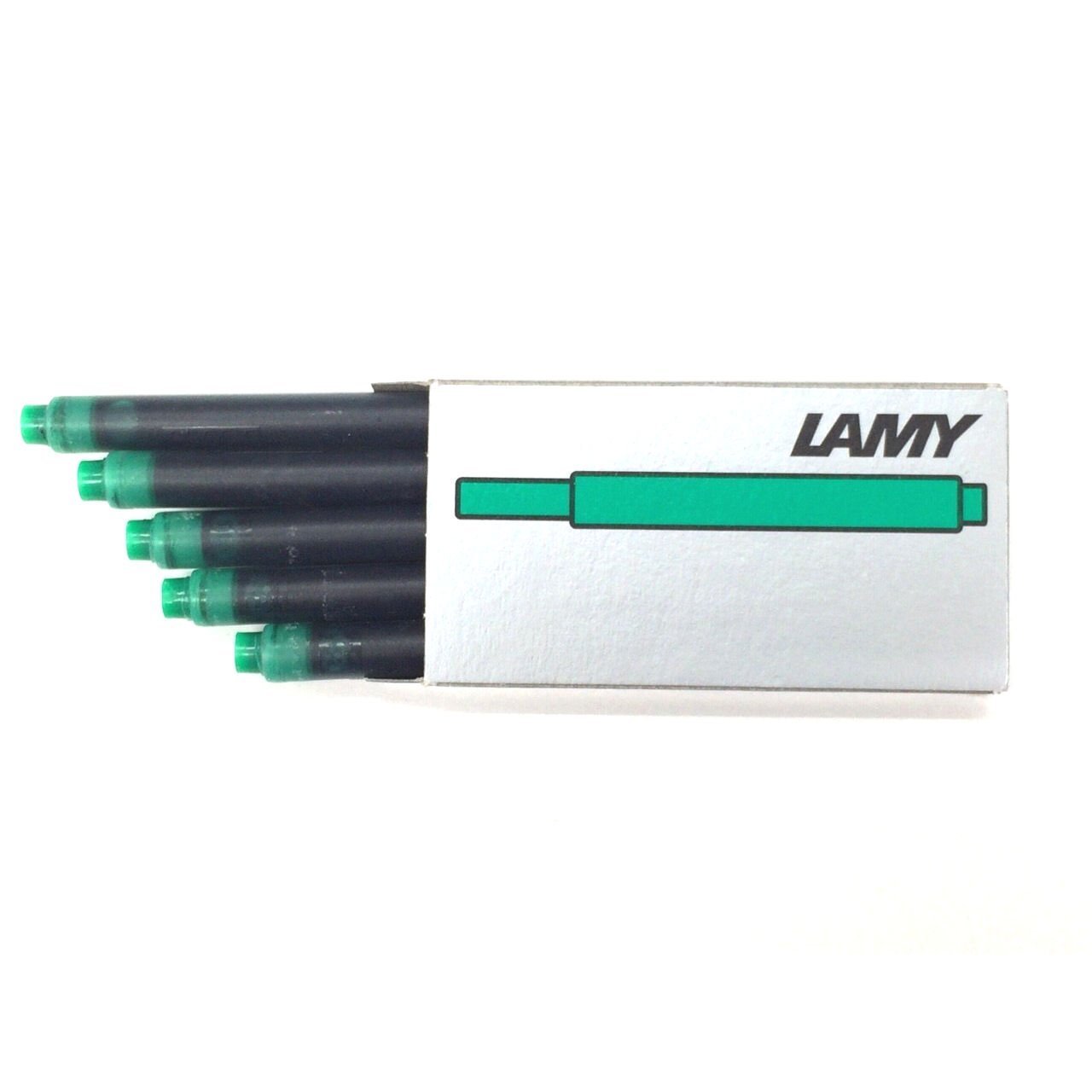 Lamy Fountain Pen Ink Cartridges, Green Ink, Pack of 20 (LT10GR)