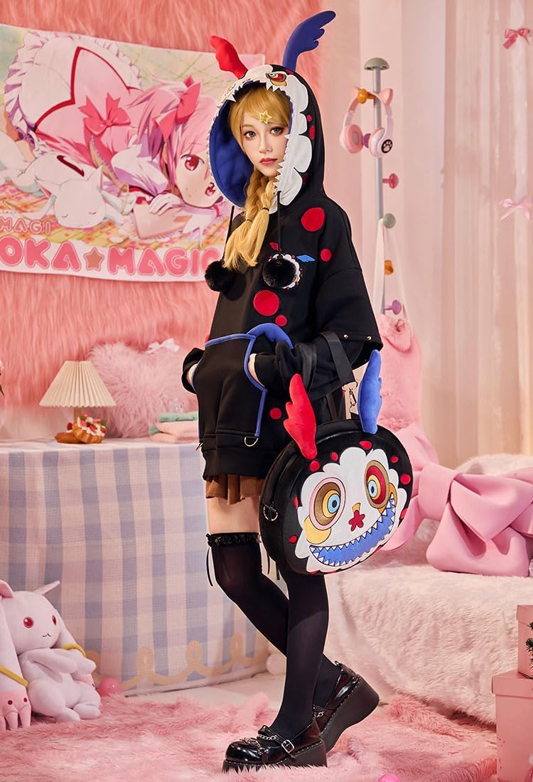 MICOTAKU Puella Magi Madoka Magica Charlotte Dessert Witch Ita Bag Crossbody Single Shoulder Bag Cute Backpack