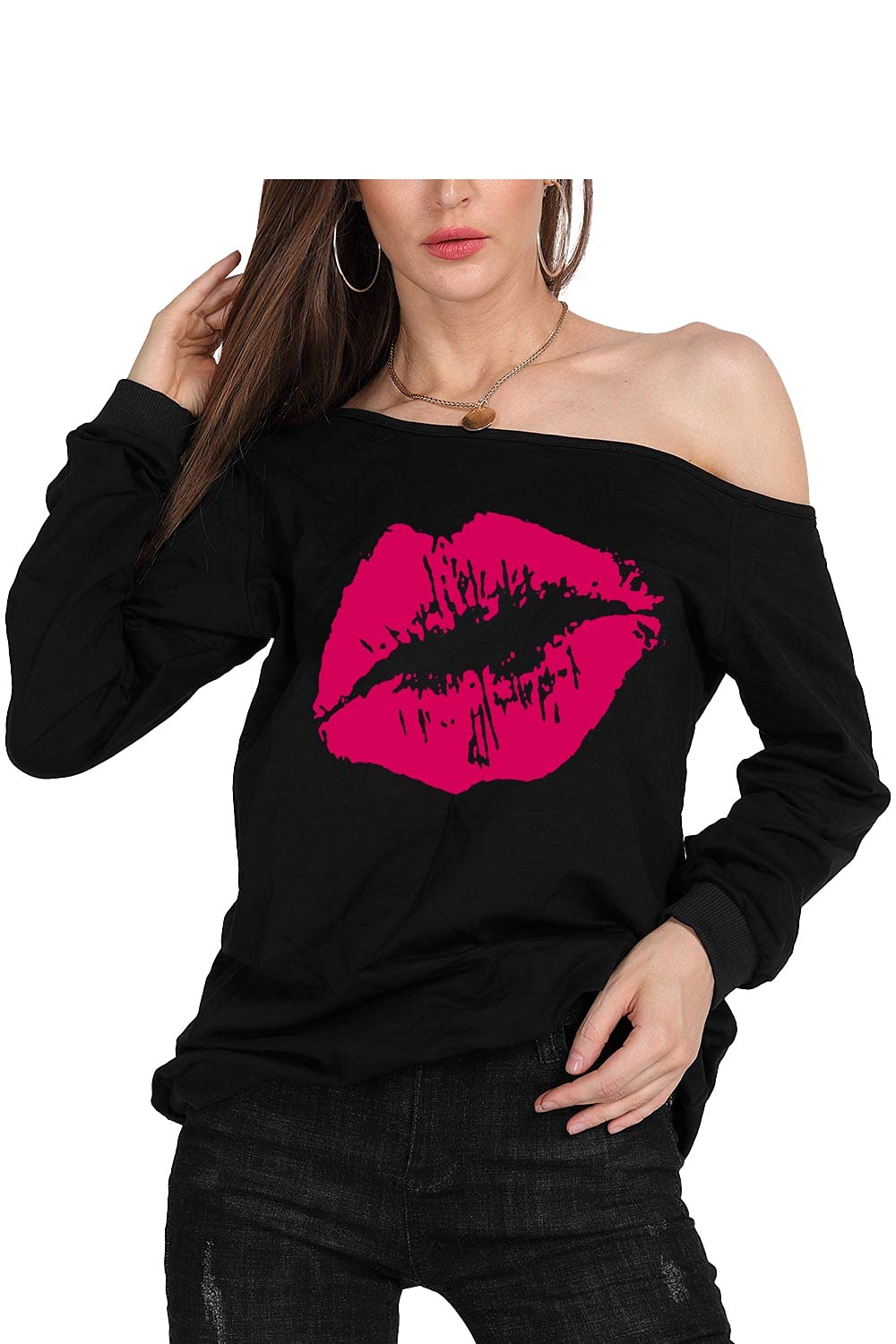 MAGICMK Damska koszulka z krótkimi ustami, swobodna, bez ramiączek, duży rozmiar, t-shirt