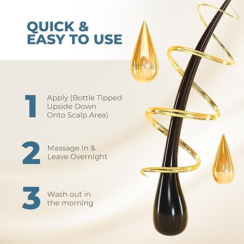 Miniatura 5 de HAIRMETTO extracto de palmito tópico (elimina el CO2/85-95 % de ácidos grasos), semilla de calabaza para el cuero cabelludo para tratamiento de la