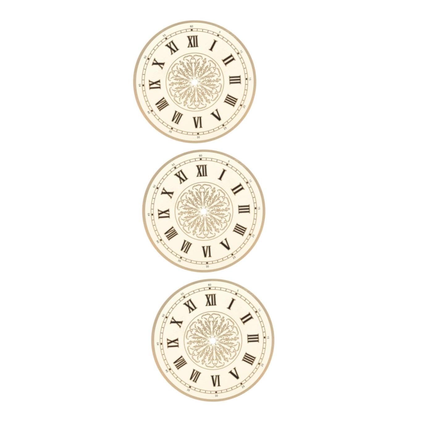 Remplacer un cadran abîmé avec le lot de 3 cadrans d'horloge en aluminium DOITOOL durables