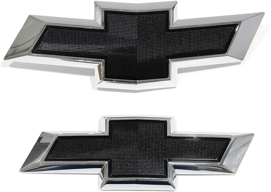 OEM NEW Front & Rear Black Bowtie Emblem Package 2018 Chevrolet Equinox 23373665