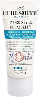CURLSMITH - Hydro Style Flexi-Jelly - Vegan Defining Gel for Wavy, Curly or Coily Hair (2 fl oz)
