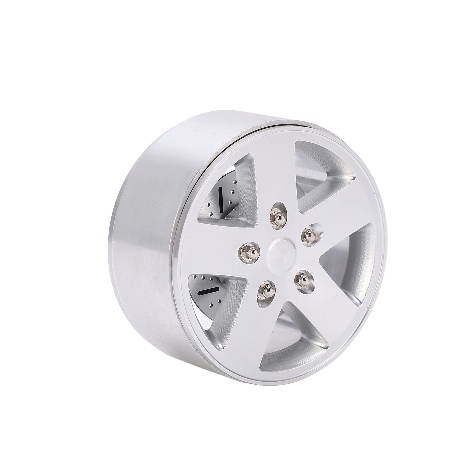 4 llantas metálicas de 2,2 pulgadas con disco de freno para coche RC Axial SCX10 90046 1/10