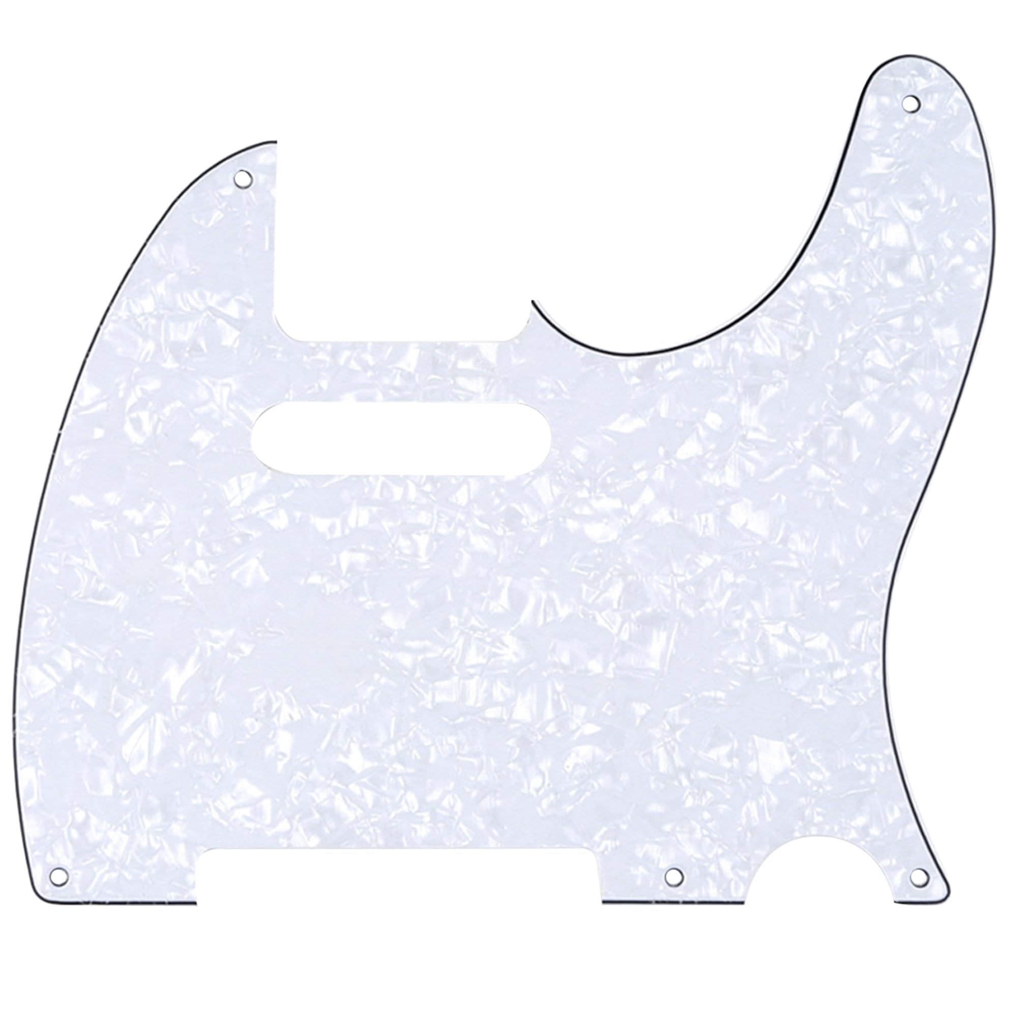 KAISH Battipenna American Vintage a 5 fori TL per chitarra Tele/Telecaster Piastra Paracolpi Verde Menta 3 Strati