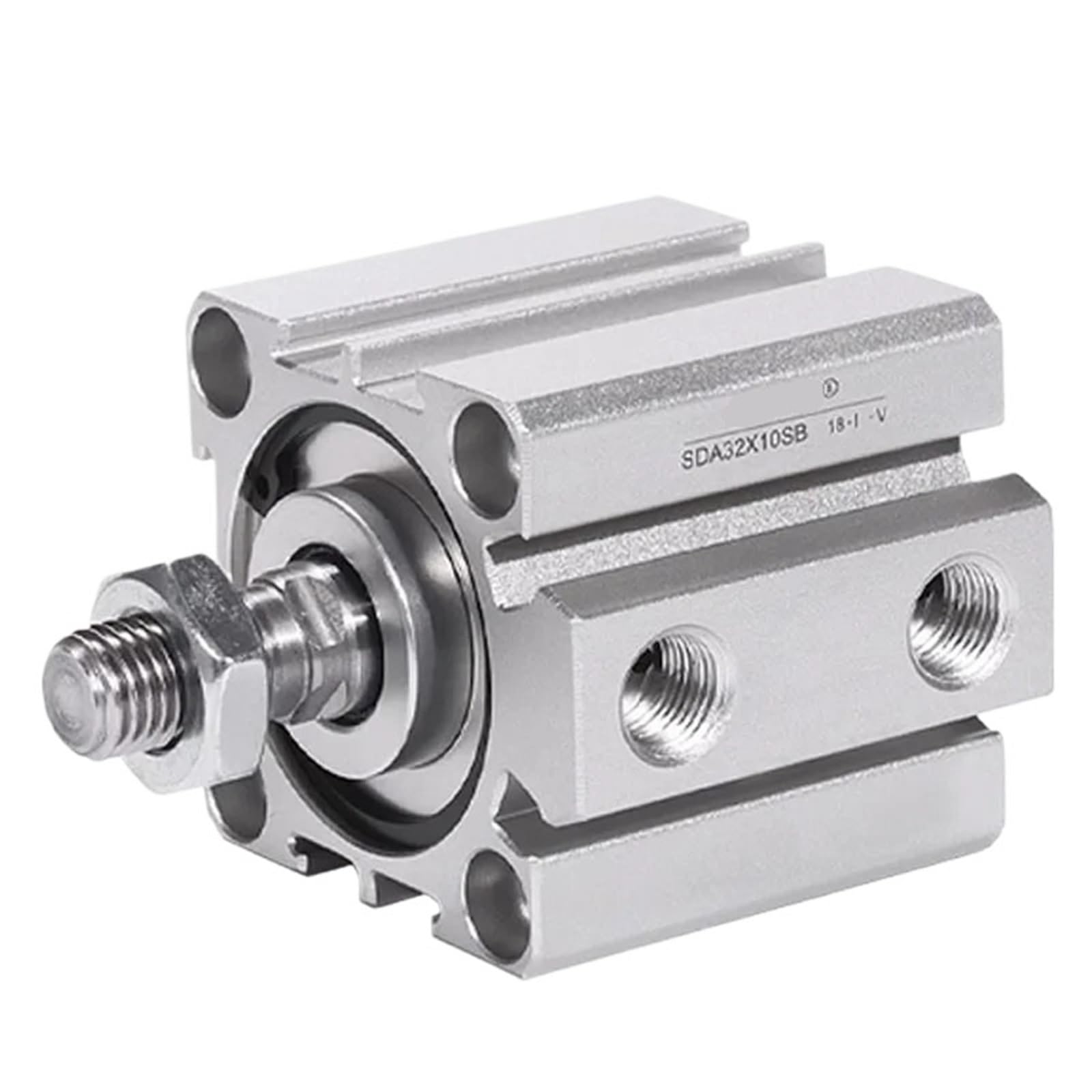 Wurkvgmk Men's Stroke 90Mm -Sb Sda Pneumatic Compact Cylinder Thread Bore 20 25 32 40 50 63 80 100Mm Stroke 5 To 100Mm Sb With Magnet(,Bore 25Mm)