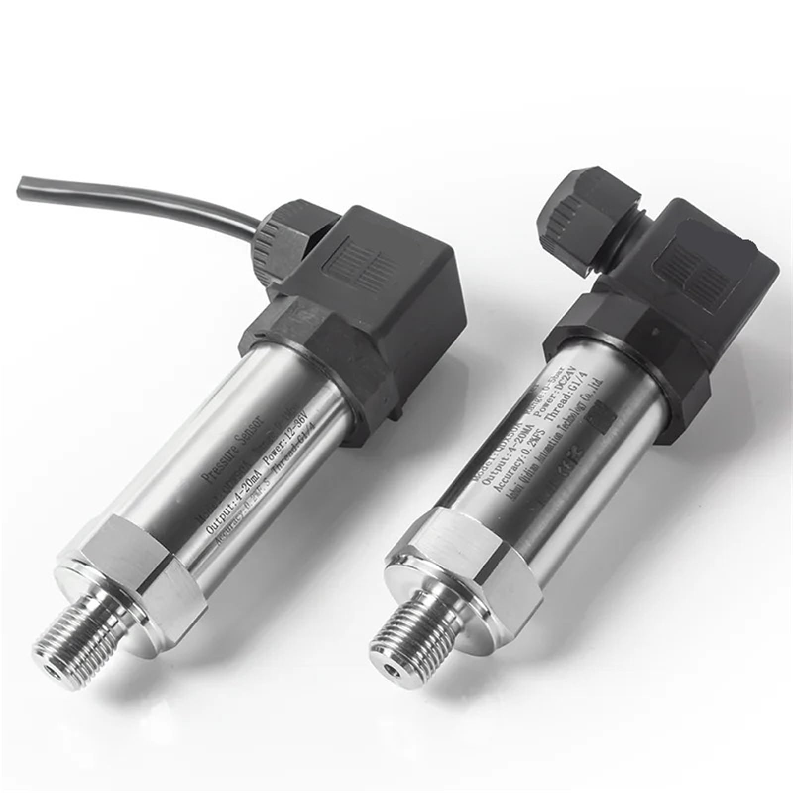 Transmisor de presión hidráulica NPT1/4 (5 Bar, 100 Bar, 150 Bar, 500 Bar, CC 24 V), manómetro de 0-5 V, 0,5-4,5 V, Sensor RS485 (0-3,3 V, NPT1-4, 0-6 MPa)