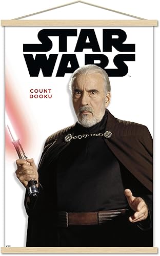 Miniatura 7 de Trends International Star Wars Saga - Póster de la serie Count Dooku Feature Series con marco magnético