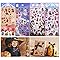 Lot De 10 Autocollants De Noël - Bonhomme De Neige, Renne, Flocons, Motifs Holographiques Pour Scrapbooking Et Déco