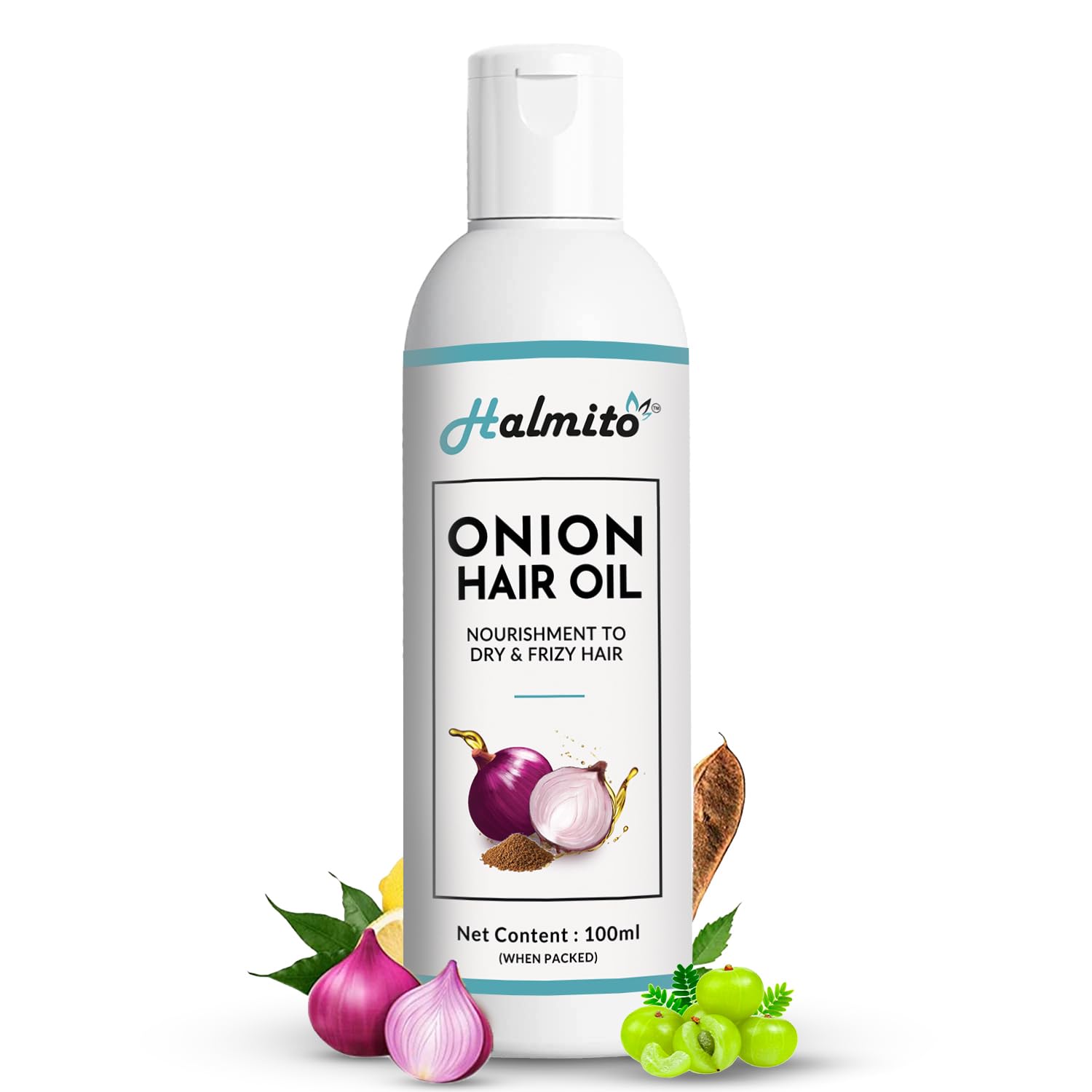 Halmito Onion oil and Kalonji Hair oil With COMB APPLICATOR