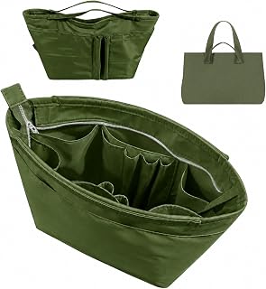 Divitize Premium Purse Organizer compatible with Curves Tote Bag Organizer — Waterproof Nylon, Extra Space and Support, Custom-Made Design, 24+ Colours (Musk, for Curves Tote)