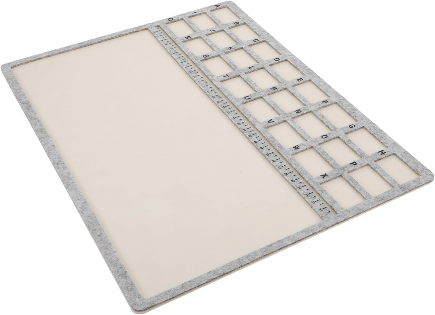 Bead Board Jewelry Design Tray with Measurement Scale for Bracelets