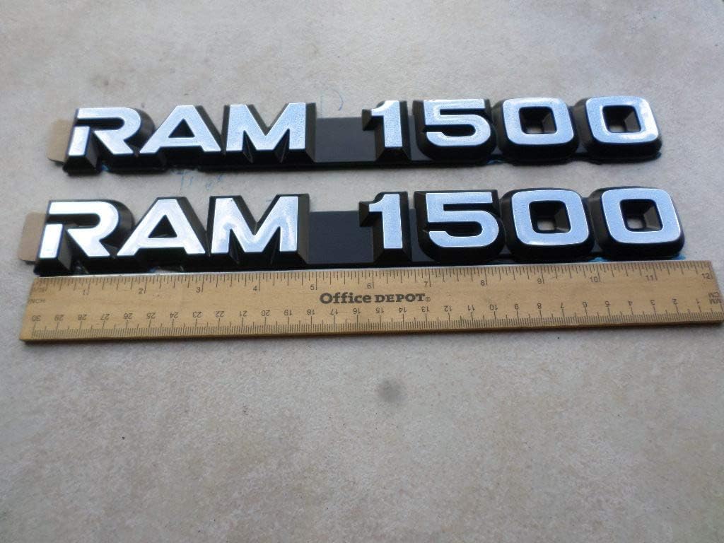 Vintage 97-02 New Ram 1500 Side Door Emblem 85501C Logo 5DV60PR4 Nameplate 55295310 Decal Set