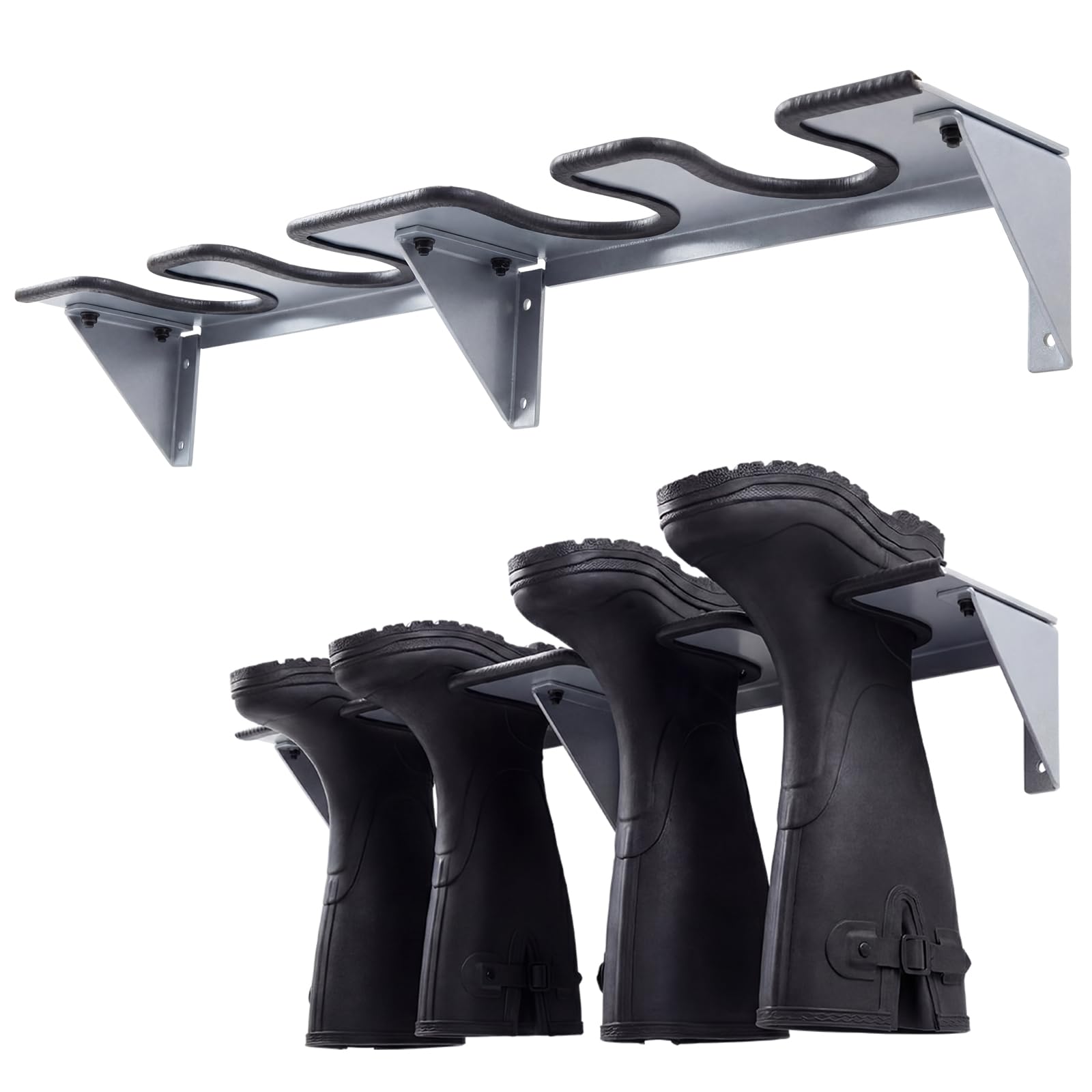 Zonon Wader Hanger Steel Boot Hanger Wall Mount