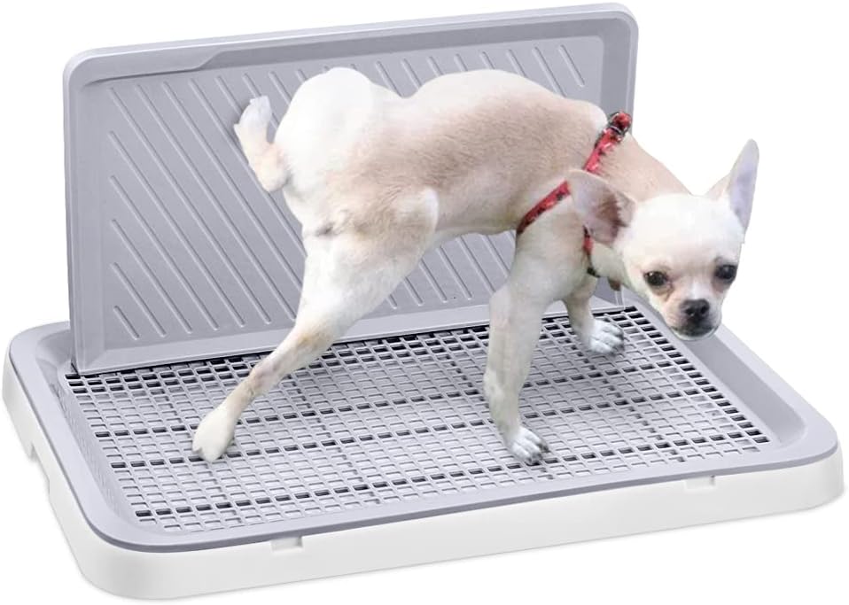 FSHNS Dog Potty for Indoor or Porch, Training Pads with Pee Baffle