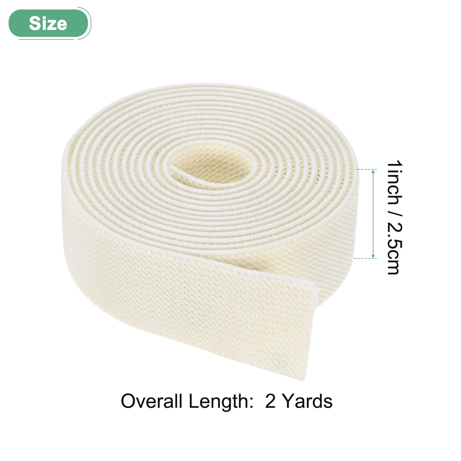Bande élastique Pour Couture 5 Cm De Large - 5 Yards (environ 4,57 M) Rose, Bobine Tricotée, Qualité Couture