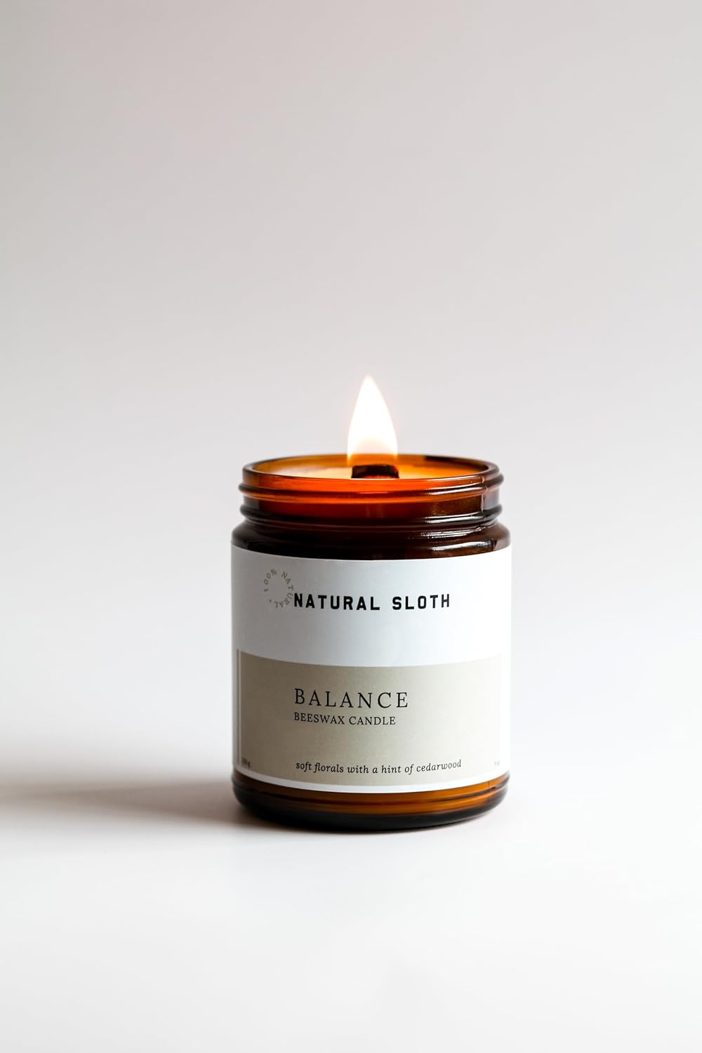 Lavender Lemonade Beeswax Candle – 9 oz, Pure Essential Oils, Non-Toxic, Made Safe® Certified, Wooden Wick, Clean Burning.