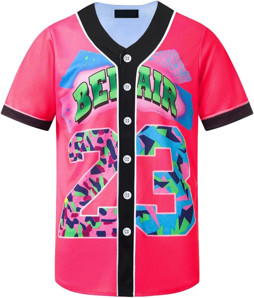 90s Bel Air Baseball Jersey for Women