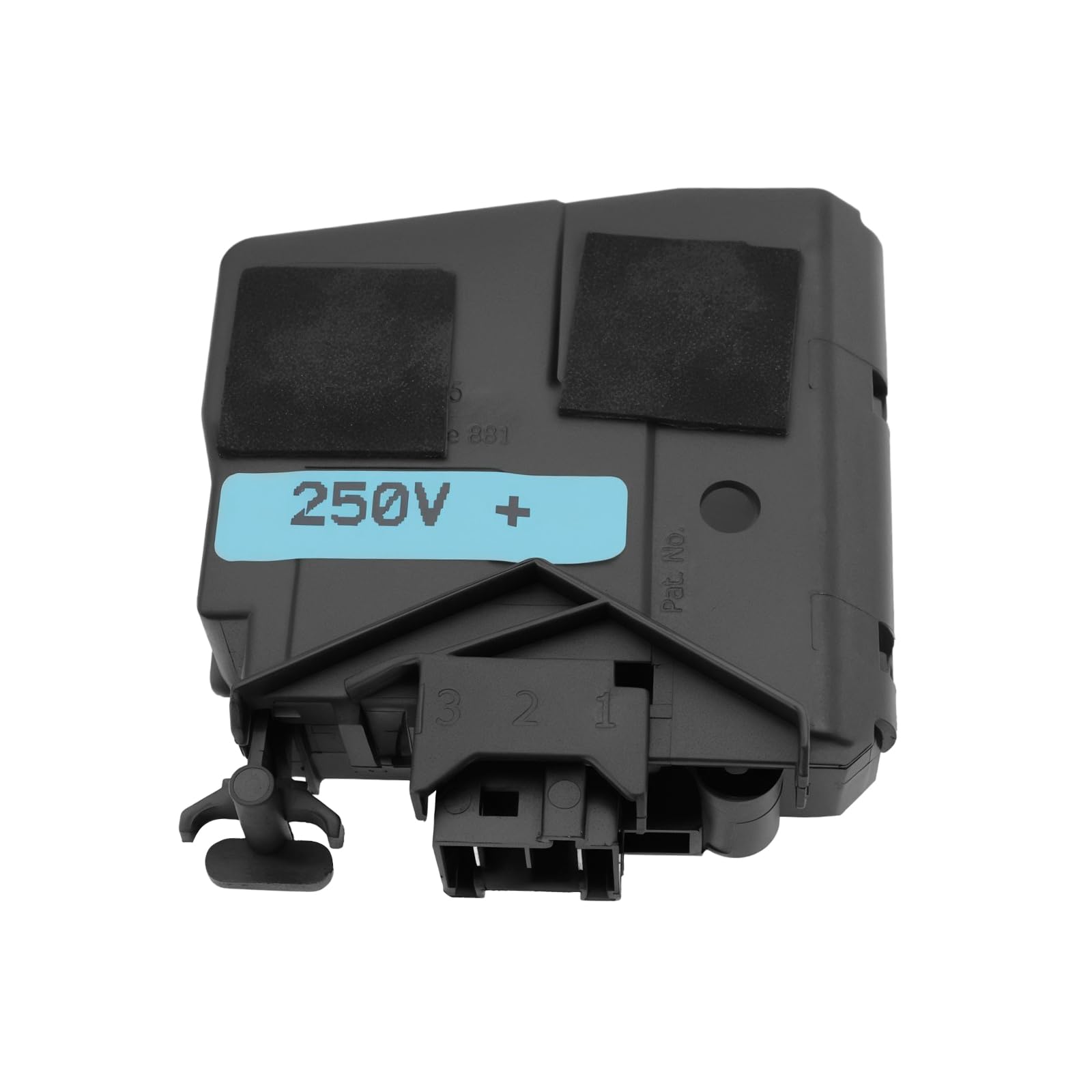 Emagtech Black 1Pc Washing Machine Door Lock Switch Solenoid Interlock Replacement Parts Compatible With Samsung Dc34-00026A Wd90j6410aw