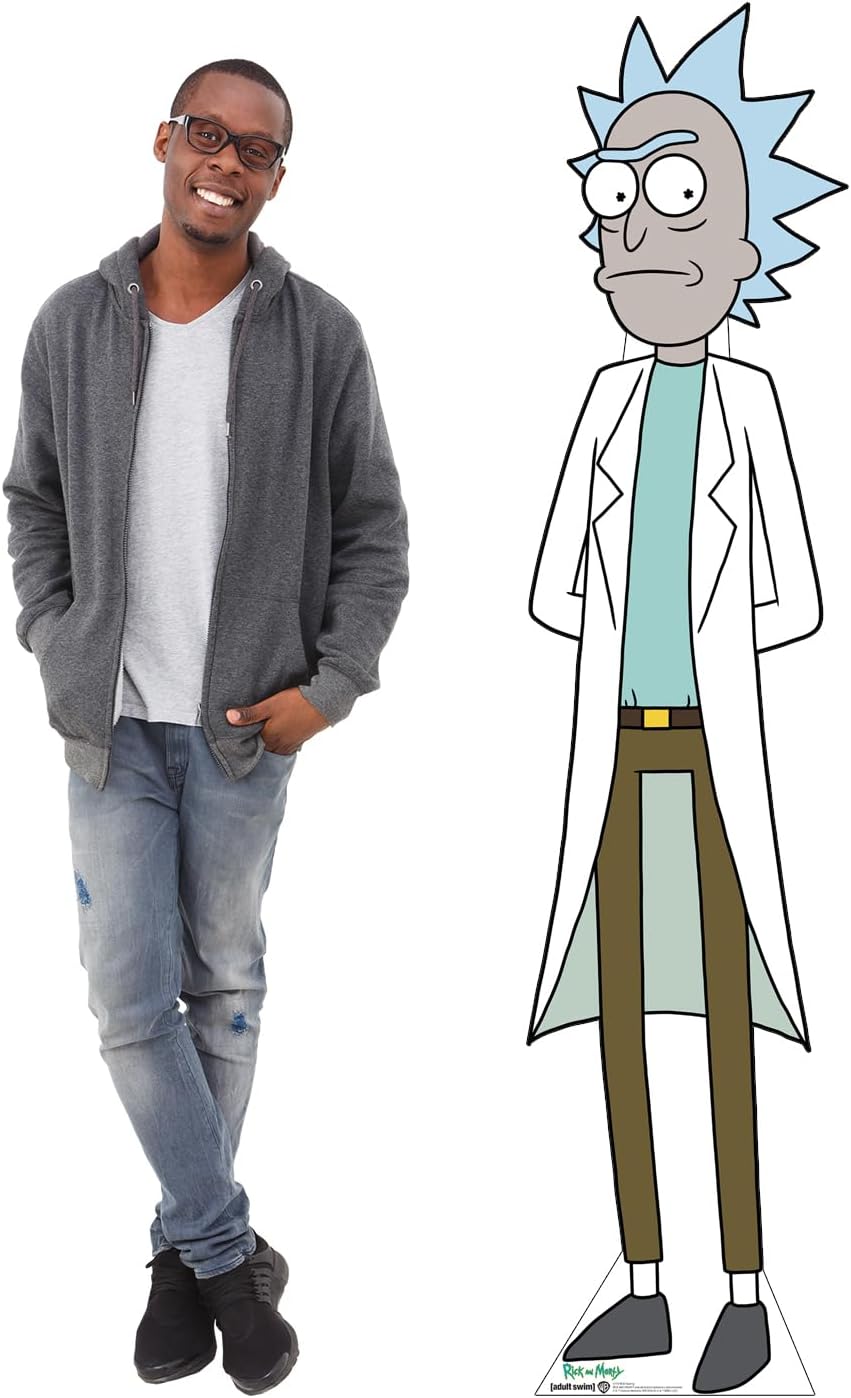 Cardboard People Rick Glaring Cardboard Cutout Standup - Rick and Morty (TV Series)
