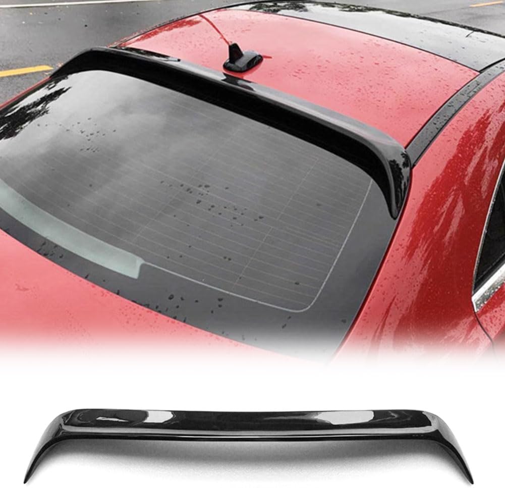 Matte Black Roof Spoiler for Mercedes Benz CLA-Class W117 C117 2013-2018 Fiberglass Customized CLA180 CLA200 CLA250 CLA45 AMG Carbon Fiber Roof Window Wing Lip