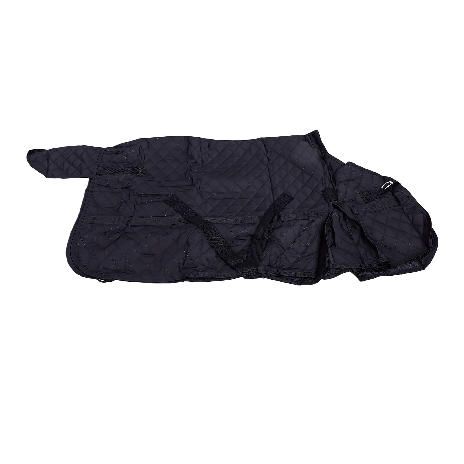 Luocute Coperta Trapuntata per Cavallo, per Addestramento Equestre (BLACK)