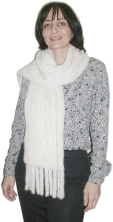 Knitted Mink Mini Shawl & Large Scarf