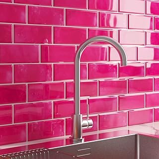 LaCheery Peel and Stick Subway Tile Backsplash for Kitchen 18 Tiles 12