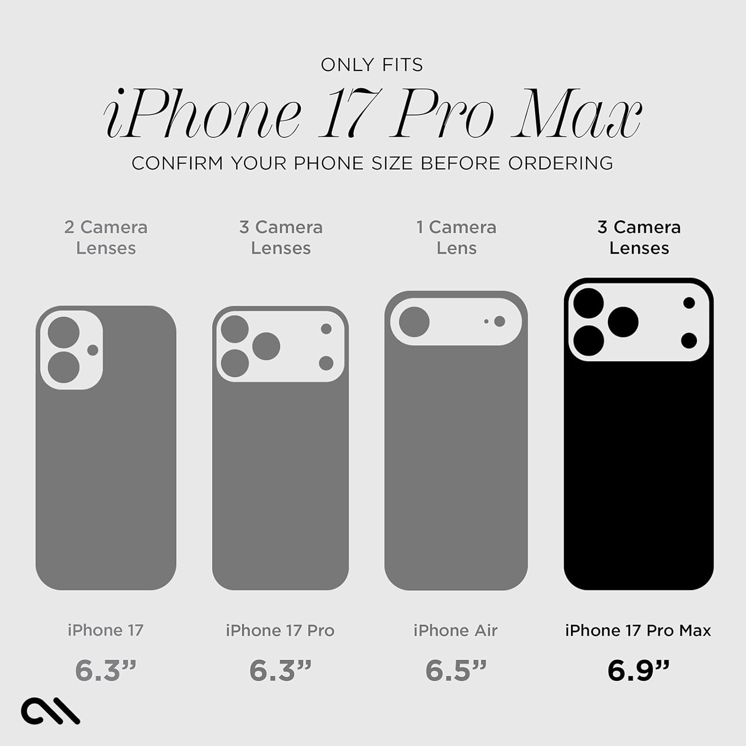 Case-Mate iPhone 17 Pro Max Case [Compatible with MagSafe] - Stylish Sparkly Phone Case with 12ft Drop Protection - Premium Magnetic Cover for iPhone 17 Pro Max - Twinkle Orange Ombre