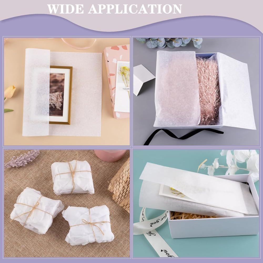 Select Kits Lineco Archiv-Seidenpapier, gepuffert, Weiß, 25,4 x 38,1 cm, 200 Blatt zum Aufbewahren von Fotopapier, Kunstpapier, Dokumenten, Textilien, mit E-Book