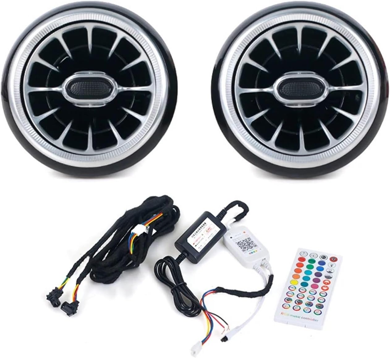 Car LED Ambient Light Front Dashboard AC Air Condition Vent Compatible With Mazda 3 Outlet Turbo Interior Trim Accessories(No LED)