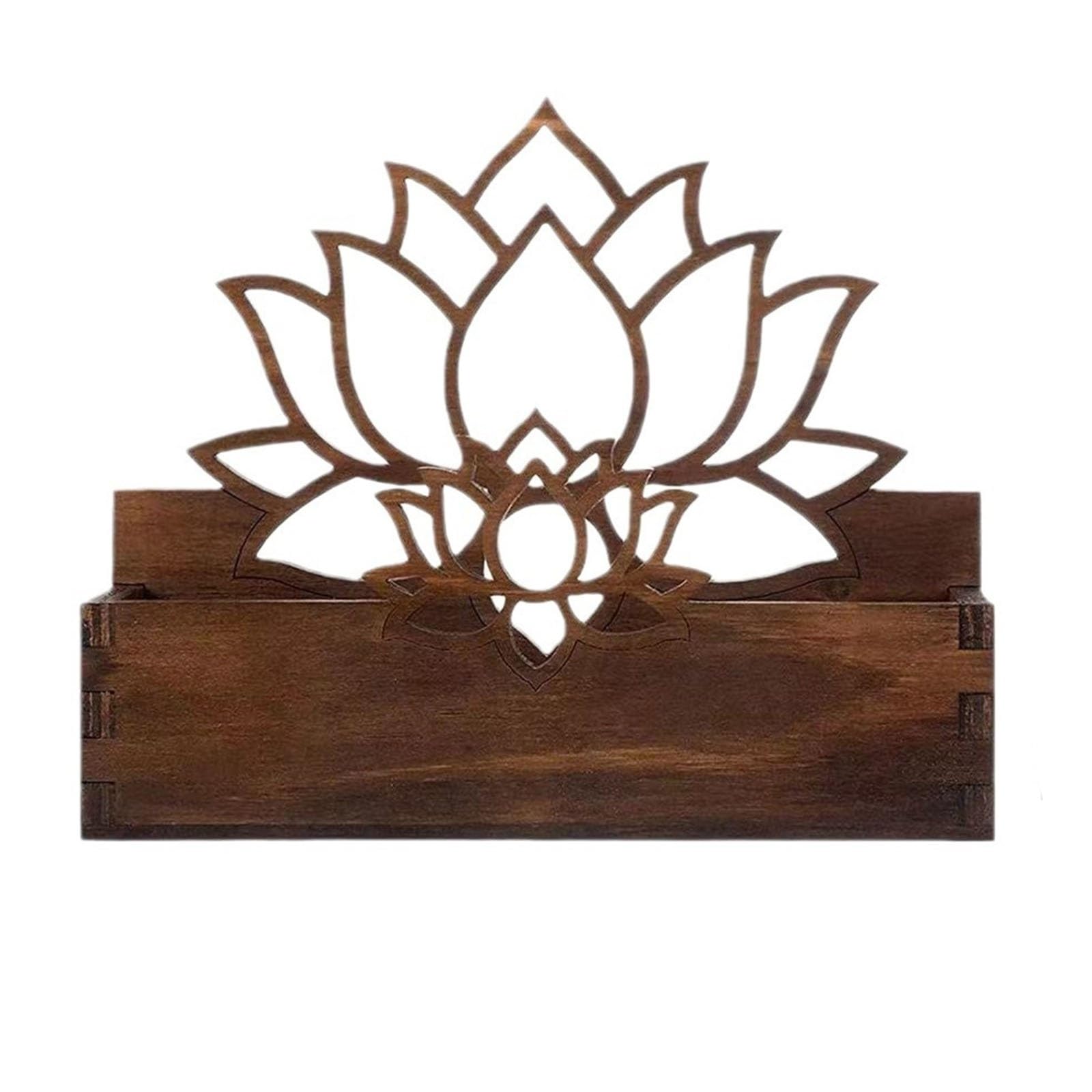 Wcxozerty Brown Business Card Holder Creative Business Card Box Desktop Holder For Office Home