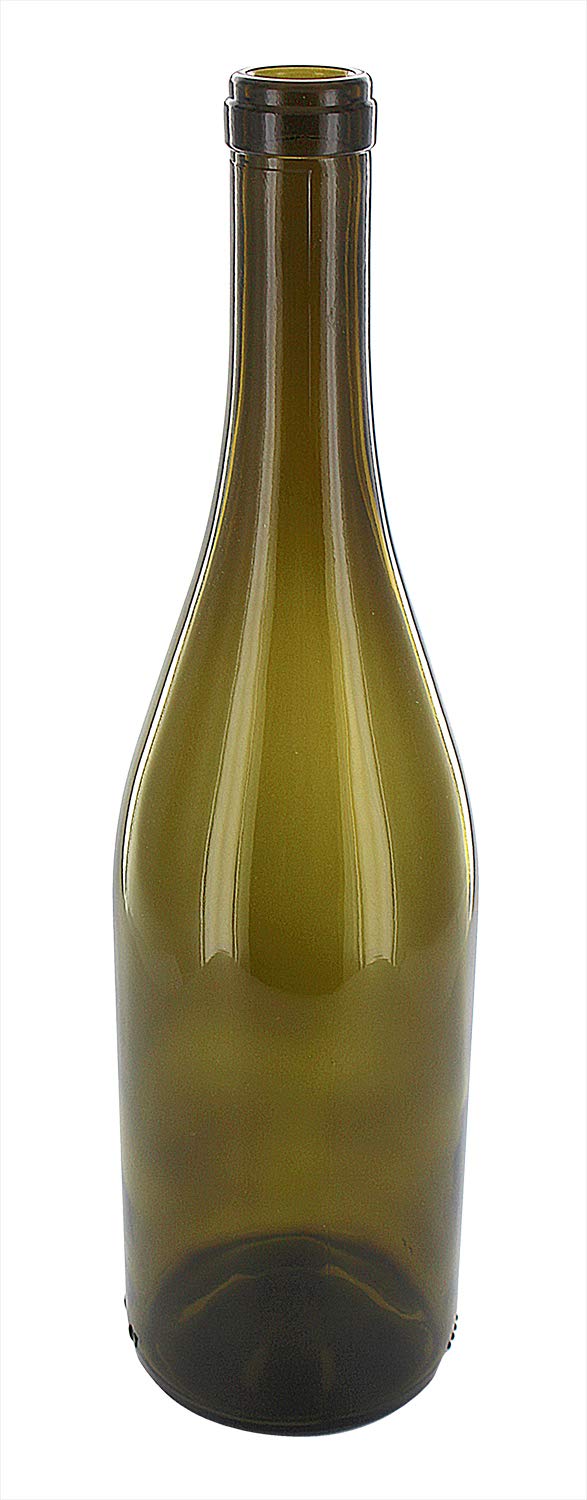 Eagle B390 Wine Bottles, 750 mL Dead Leaf Green Burgundy, Dead Leaf Green (Pack of 12)