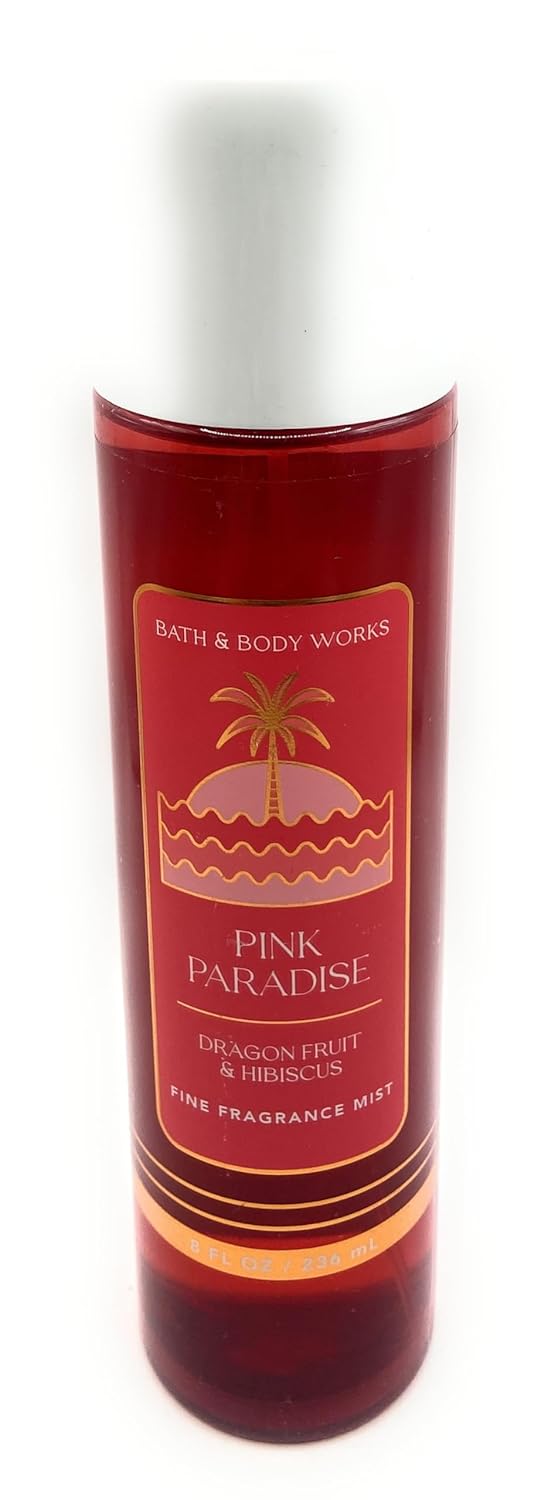 Bath and Body Works Pink Paradise Fine Fragrance Mist 8 Fluid Ounce Spray
