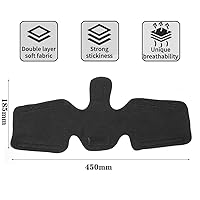 Vista 2 de CPAP - Almohadilla para el cuello, transpirable, máscara CPAP, cubierta de correa para sombrero, reduce las marcas rojas de mejillas del cuello