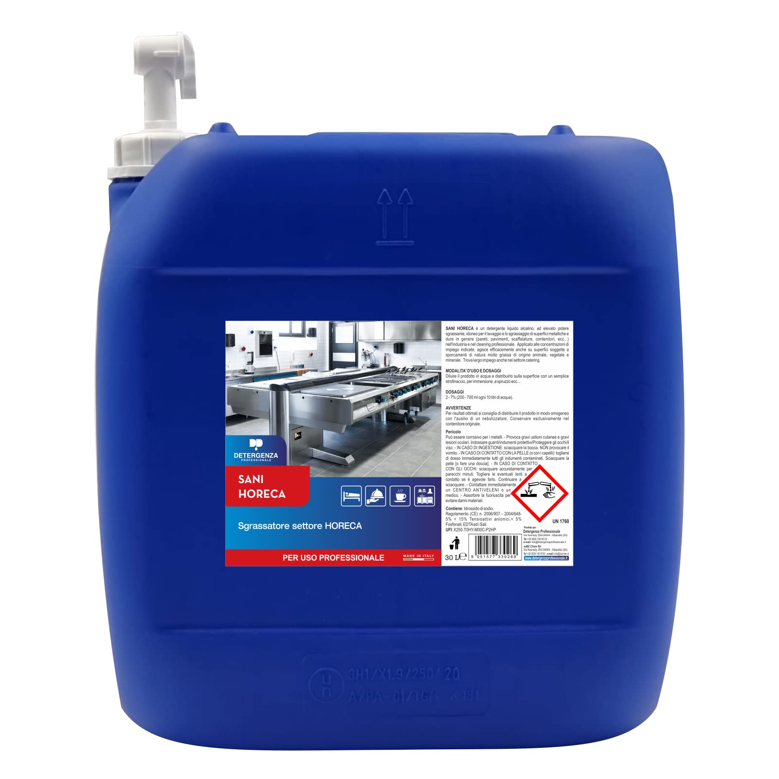 SGRASSATORE Settore HORECA SANI HORECA Ultra CONCENTRATO - Tanica da 30 L