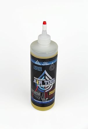 Premium Air Tool Lubricant - 16 FL. OZ. Industrial Pneumatic Tool Oil